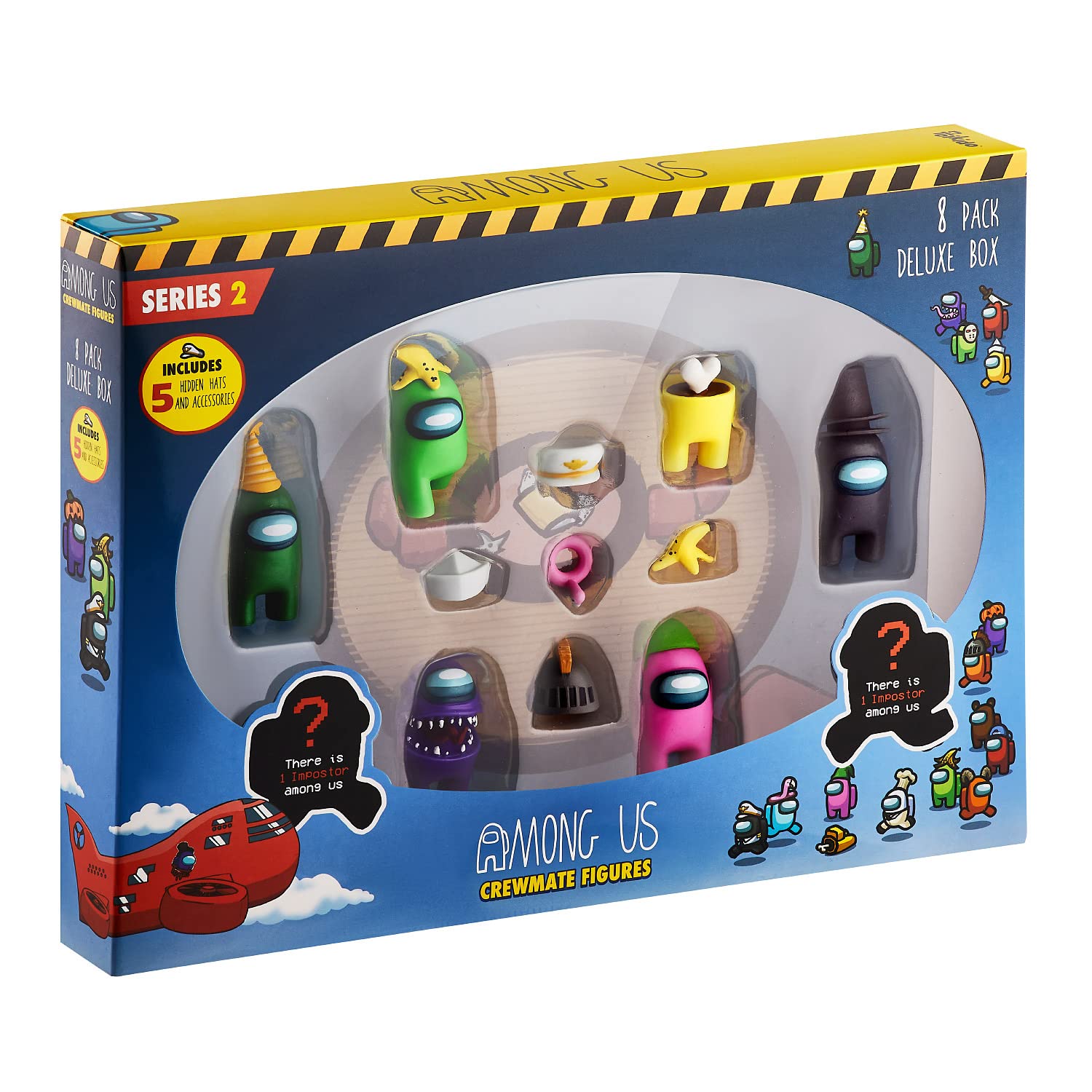 Foto 3 pulgar | Figuras De Toy P.m.i. Among Us Crewmate, 16 Objetos Coleccionables Con 8 Artículos - Venta Internacional.