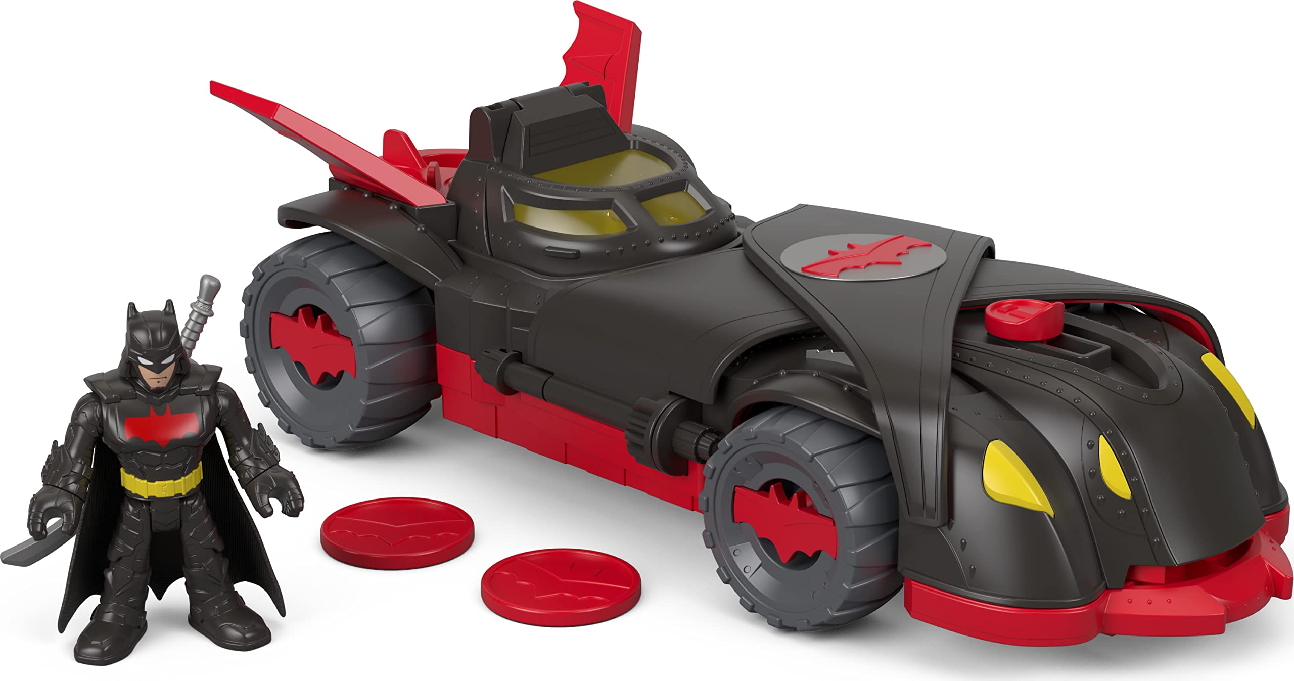 Batimóvil De Juguete Fisher-price Imaginext Dc Super Friends Batman - Venta Internacional.