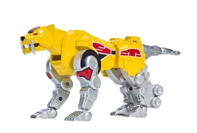 Foto 2 | Figura De Acción Power Rangers Mighty Morphin Sabertooth Tiger Zord - Venta Internacional.