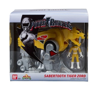 Foto 5 | Figura De Acción Power Rangers Mighty Morphin Sabertooth Tiger Zord - Venta Internacional.