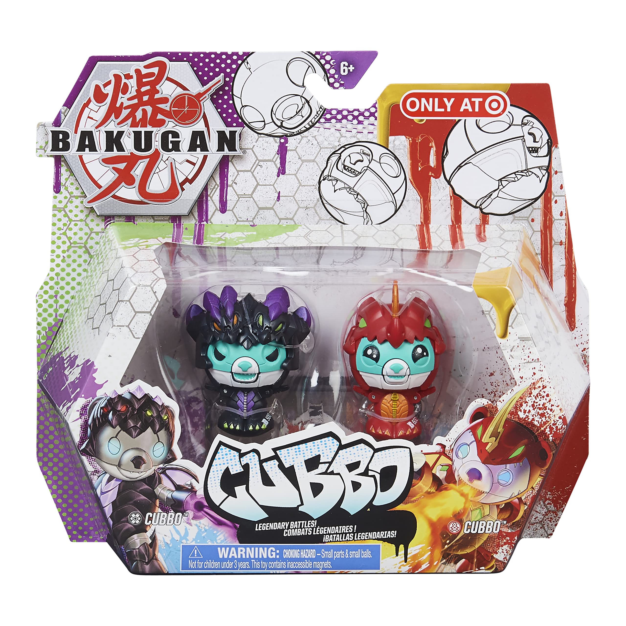 Foto 2 pulgar | Paquete De Batallas Legendarias De Toy Bakugan Cubbo Geogan Rising Desde Hace Más De 6 Años - Venta Internacional.