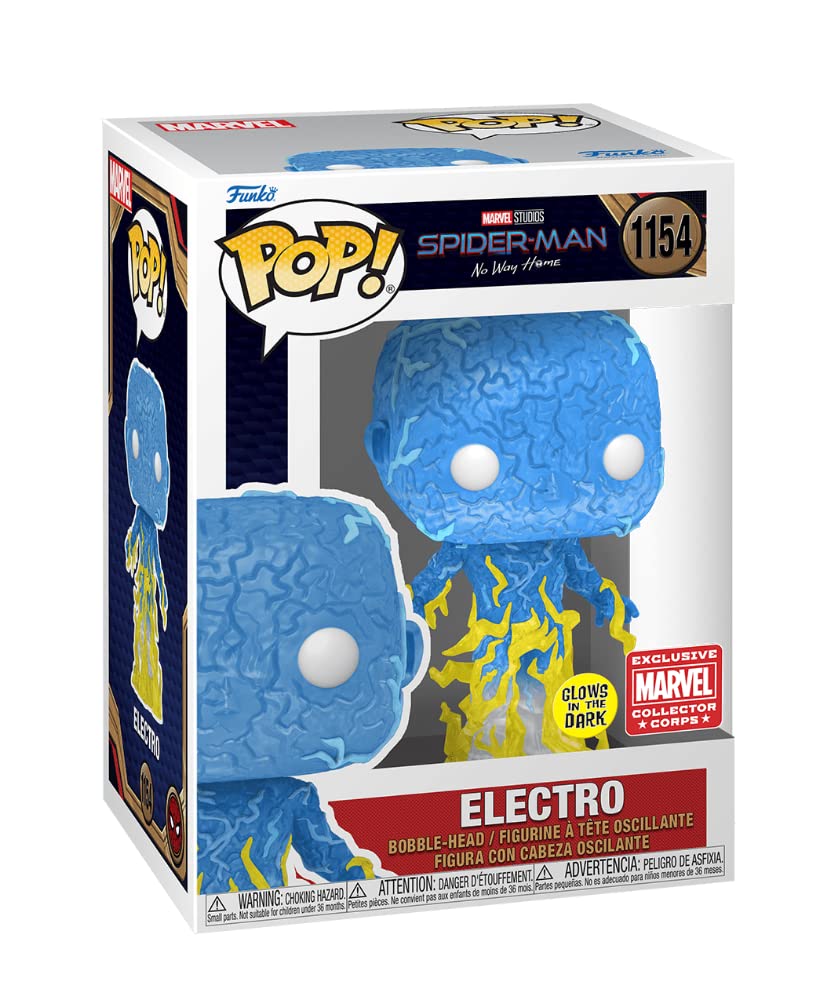 Foto 2 pulgar | ¡funko Pop! Spider-man: No Way Home Electro Que Brilla En La Oscuridad - Venta Internacional.