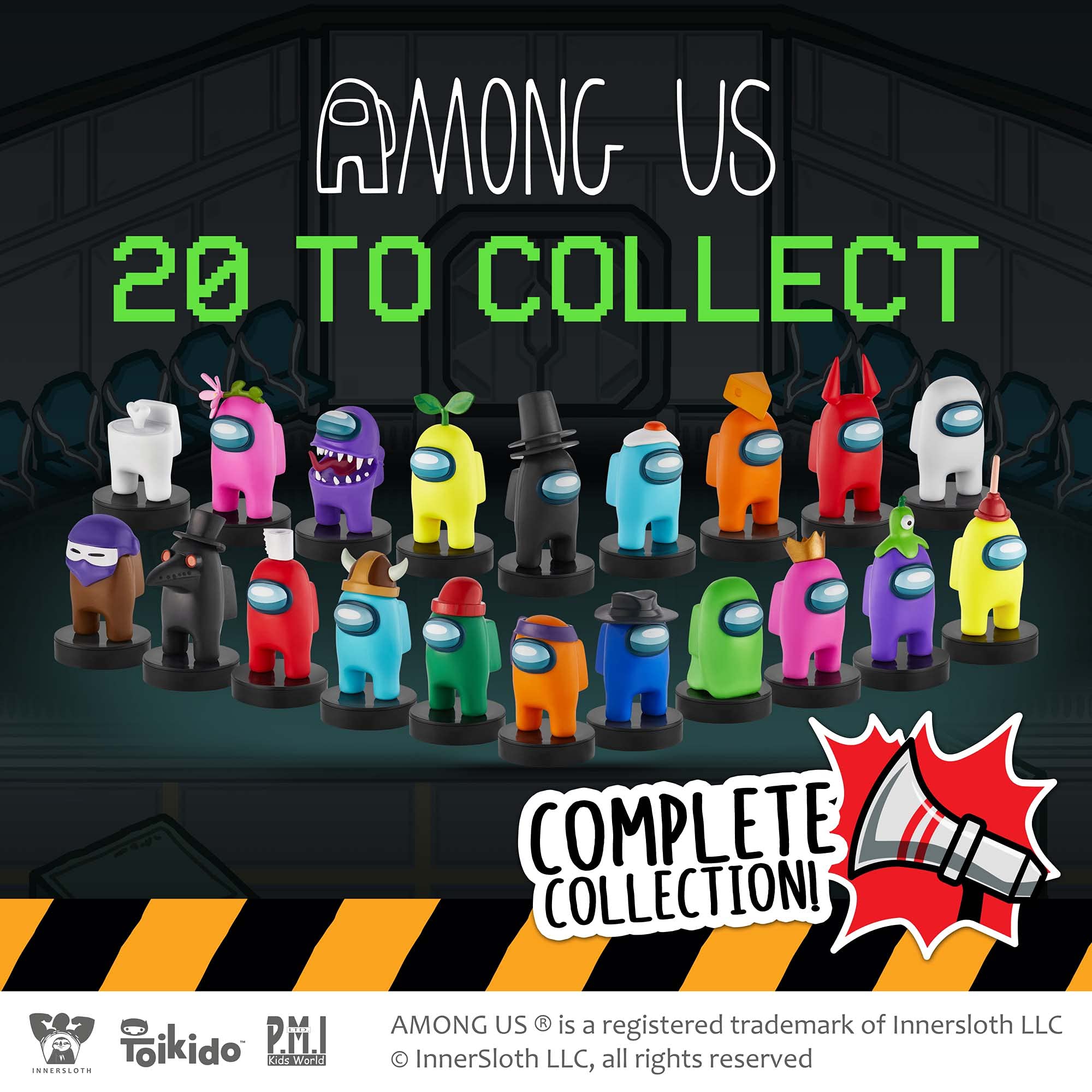Foto 5 pulgar | Sellos Among Us Para Niños | 5 Sellos Among Us En 1 Paquete  - Venta Internacional.