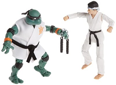 Foto 1 | Figura De Acción Teenage Mutant Ninja Turtles Vs. Cobra Kai 2 P - Venta Internacional.