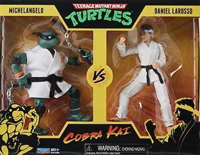 Foto 2 | Figura De Acción Teenage Mutant Ninja Turtles Vs. Cobra Kai 2 P - Venta Internacional.