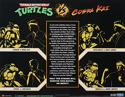 Foto 4 pulgar | Figura De Acción Teenage Mutant Ninja Turtles Vs. Cobra Kai 2 P - Venta Internacional.