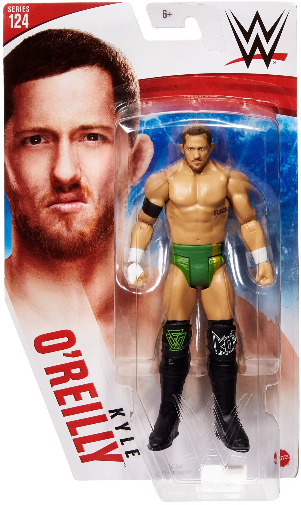 Foto 6 pulgar | Figura De Acción Wwe Kyle O'reilly Series 124, 15 Cm, Coleccionable - Venta Internacional.