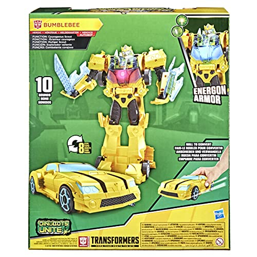 Foto 5 pulgar | Figura De Acción Transformers Bumblebee Cyberverse Dinobots - Venta Internacional.