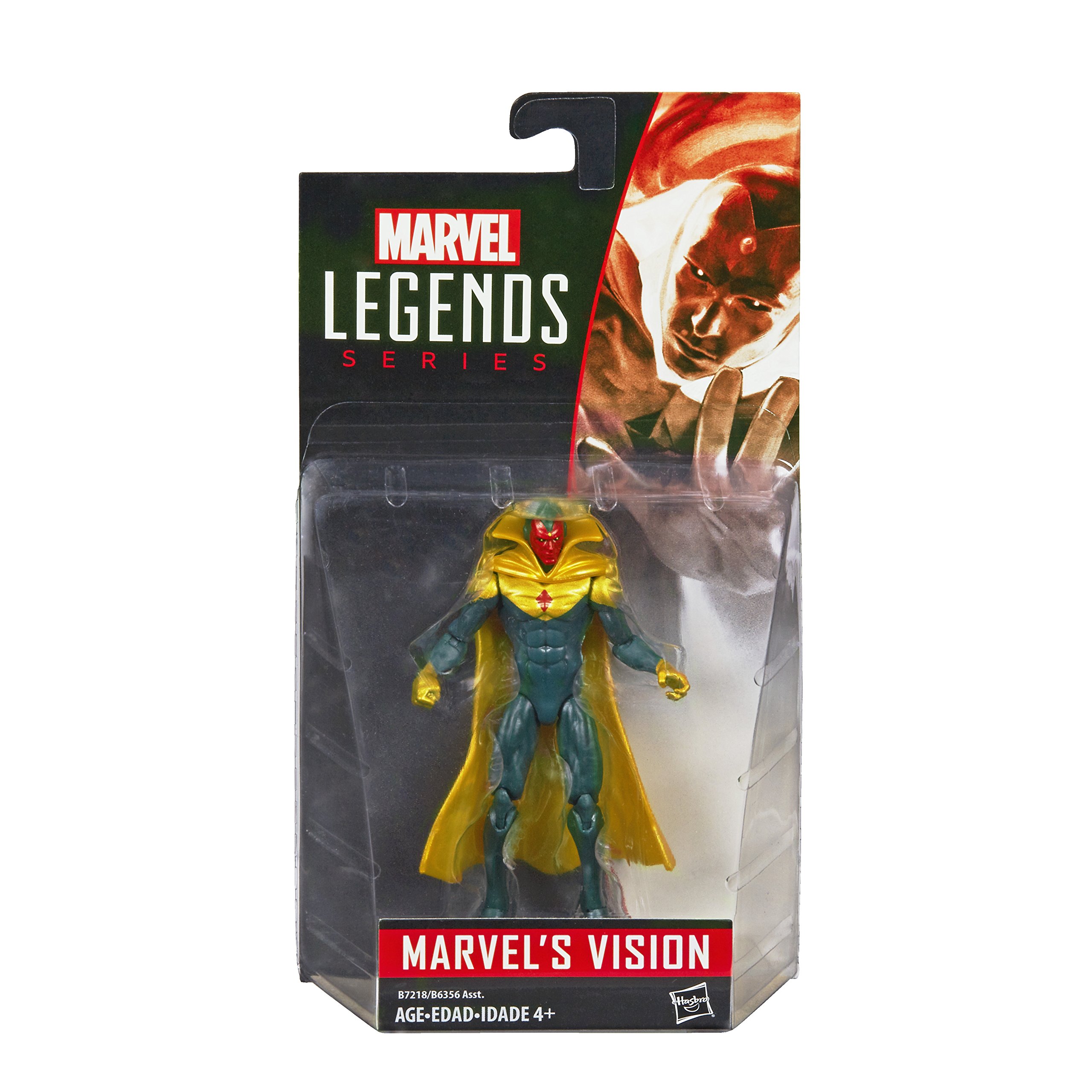 Foto 3 pulgar | Figura De Acción Marvel Legends Series Marvel's Vision 9,5 Cm - Venta Internacional.