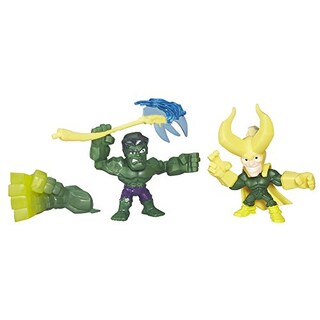 Foto 1 | Figura De Acción Marvel Super Hero Mashers Micro Hulk Vs Loki - Venta Internacional.