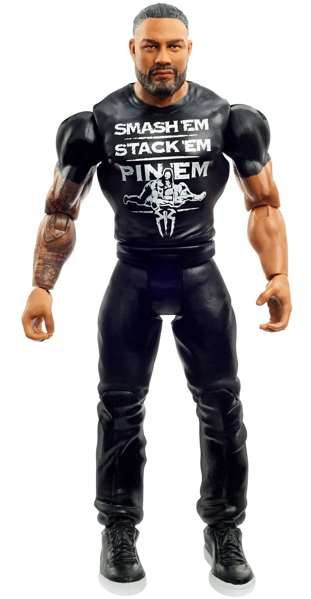 Foto 3 | Figura De Acción Wwe Mattel Basic Roman Reigns 15cm - Venta Internacional.