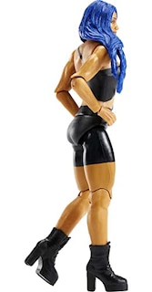 Foto 4 | Figura De Acción Wwe Sasha Banks De 6 Pulgadas, Posable Durante Más De 6 Años - Venta Internacional.