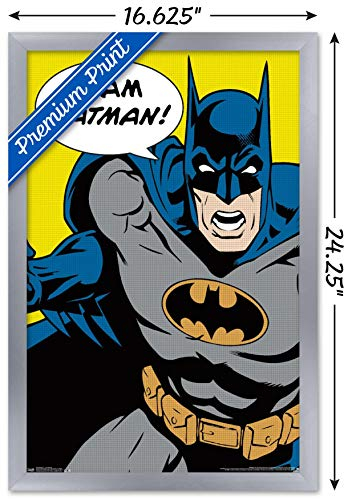 Foto 4 pulgar | Póster De Pared Trends International Dc Comics Batman Enmarcado - Venta Internacional.