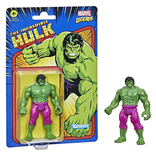 Foto 2 pulgar | Figura De Acción Marvel Hasbro Legends Series Retro 375 Hulk - Venta Internacional.