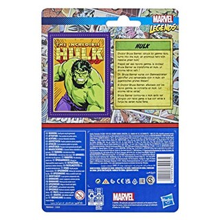 Foto 2 | Figura De Acción Marvel Hasbro Legends Series Retro 375 Hulk - Venta Internacional.