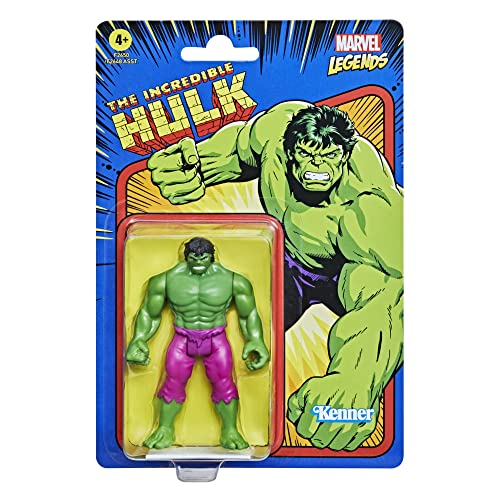 Foto 5 pulgar | Figura De Acción Marvel Hasbro Legends Series Retro 375 Hulk - Venta Internacional.