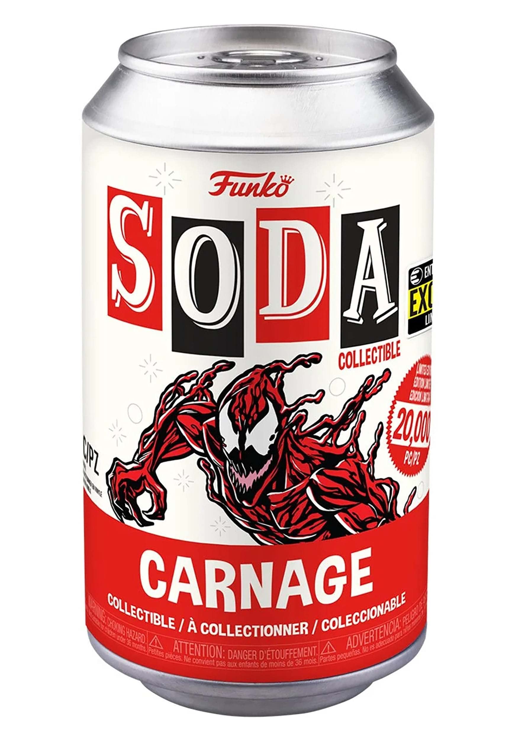 Foto 5 pulgar | Figura De Vinilo Marvel Carnage Soda 10,8 Cm - Entertainment Eart - Venta Internacional.
