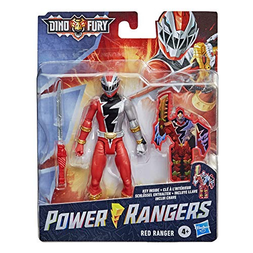 Foto 3 pulgar | Figura De Acción Power Rangers Dino Fury Red Ranger 15 Cm - Venta Internacional.