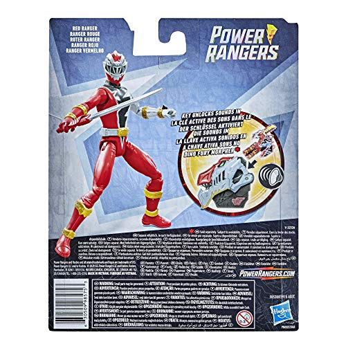 Foto 7 pulgar | Figura De Acción Power Rangers Dino Fury Red Ranger 15 Cm - Venta Internacional.