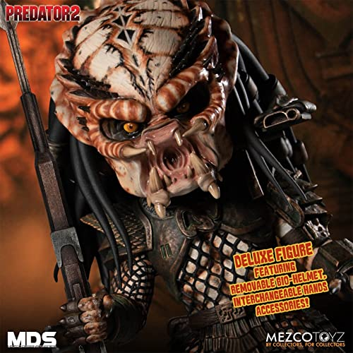 Figura De Acción Mezco Mds Predator 2 City Hunter Deluxe De 15 Cm - Venta Internacional.