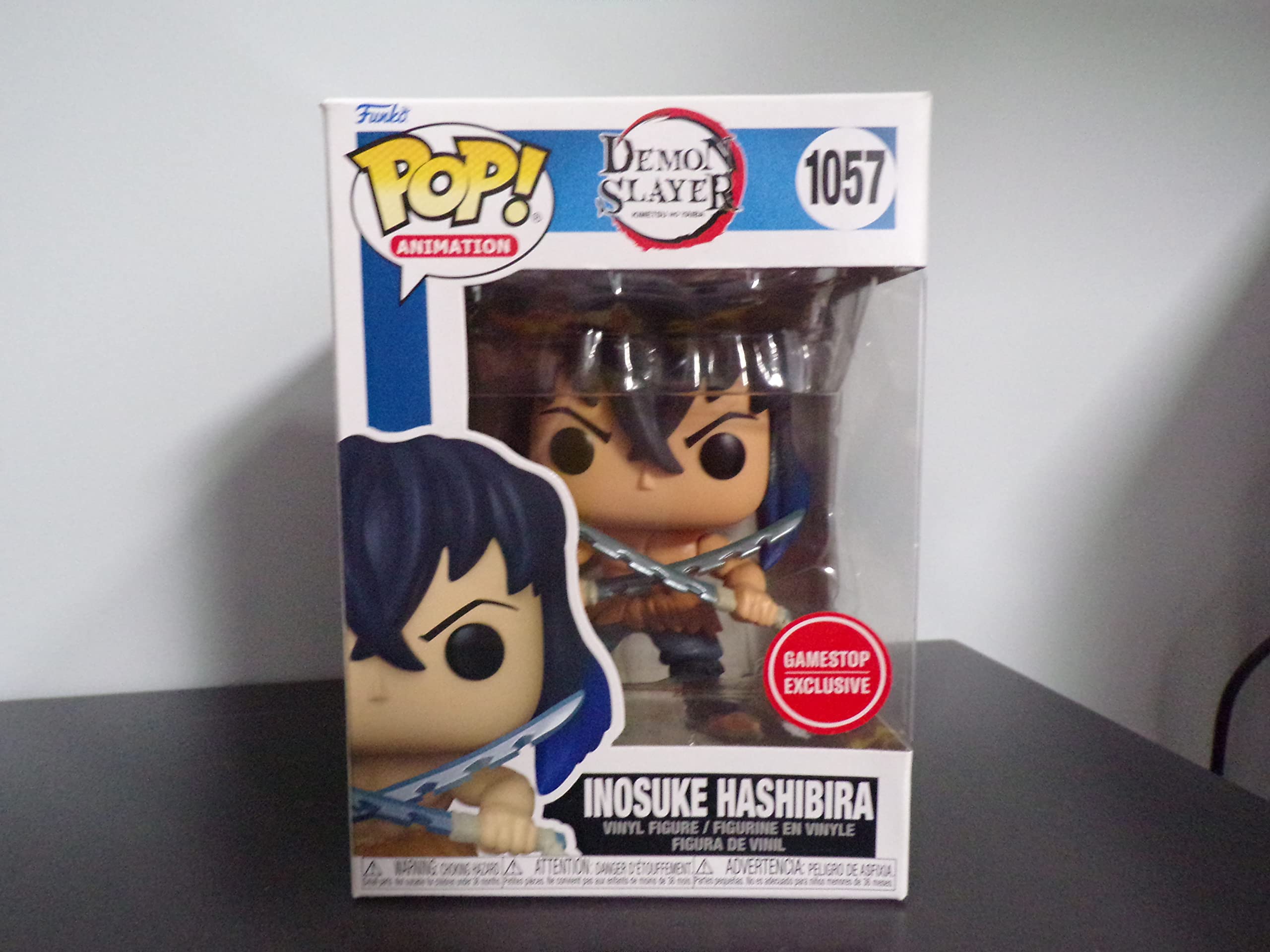 Foto 2 pulgar | ¡funko Pop! Paquete Exclusivo De Inosuke Hashibira Unmasked  - Venta Internacional.