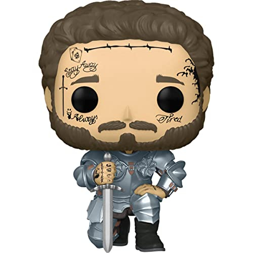 Foto 7 pulgar | Figura De Vinilo Funko Pop! Rocks Knight Post Malone Con Funda - Venta Internacional.