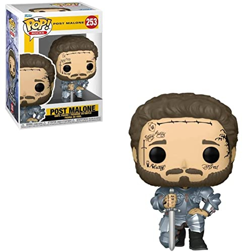 Foto 8 pulgar | Figura De Vinilo Funko Pop! Rocks Knight Post Malone Con Funda - Venta Internacional.