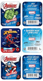 Foto 7 | Juguetes Elásticos Ja-ru Marvel Avengers Hulk Capitán Spiderman - Venta Internacional.