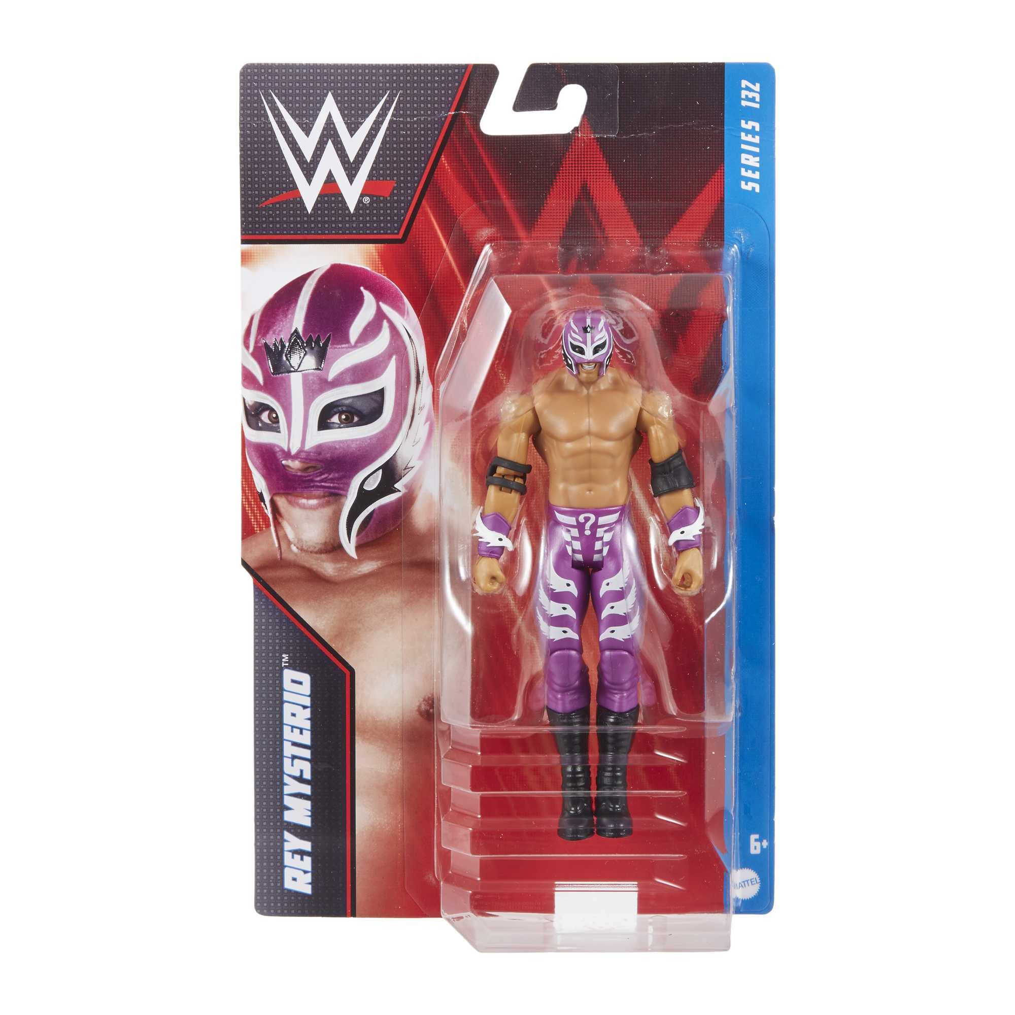 Foto 5 | Figura De Acción Wwe Rey Mysterio De 6 Pulgadas Que Se Puede Posar Durante Más De 6 Años - Venta Internacional.