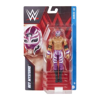 Foto 5 | Figura De Acción Wwe Rey Mysterio De 6 Pulgadas Que Se Puede Posar Durante Más De 6 Años - Venta Internacional.