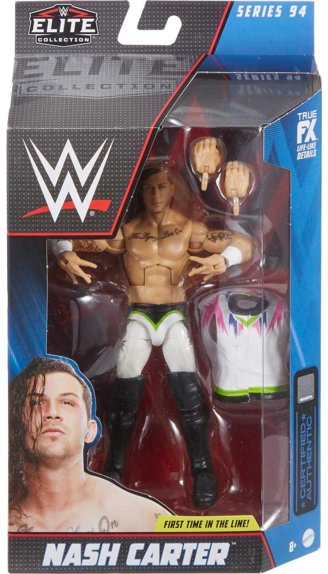Foto 3 pulgar | Figura De Nash Carter De La Wwe - Venta Internacional.