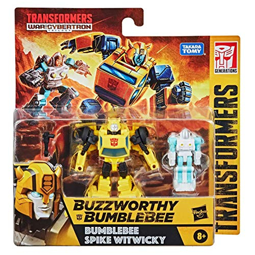 Foto 2 pulgar | Figura De Acción Transformers Buzzworthy Bumblebee Spike Witwic - Venta Internacional.
