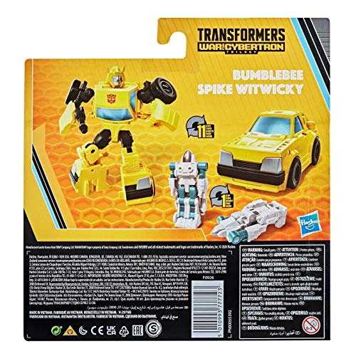 Foto 3 pulgar | Figura De Acción Transformers Buzzworthy Bumblebee Spike Witwic - Venta Internacional.