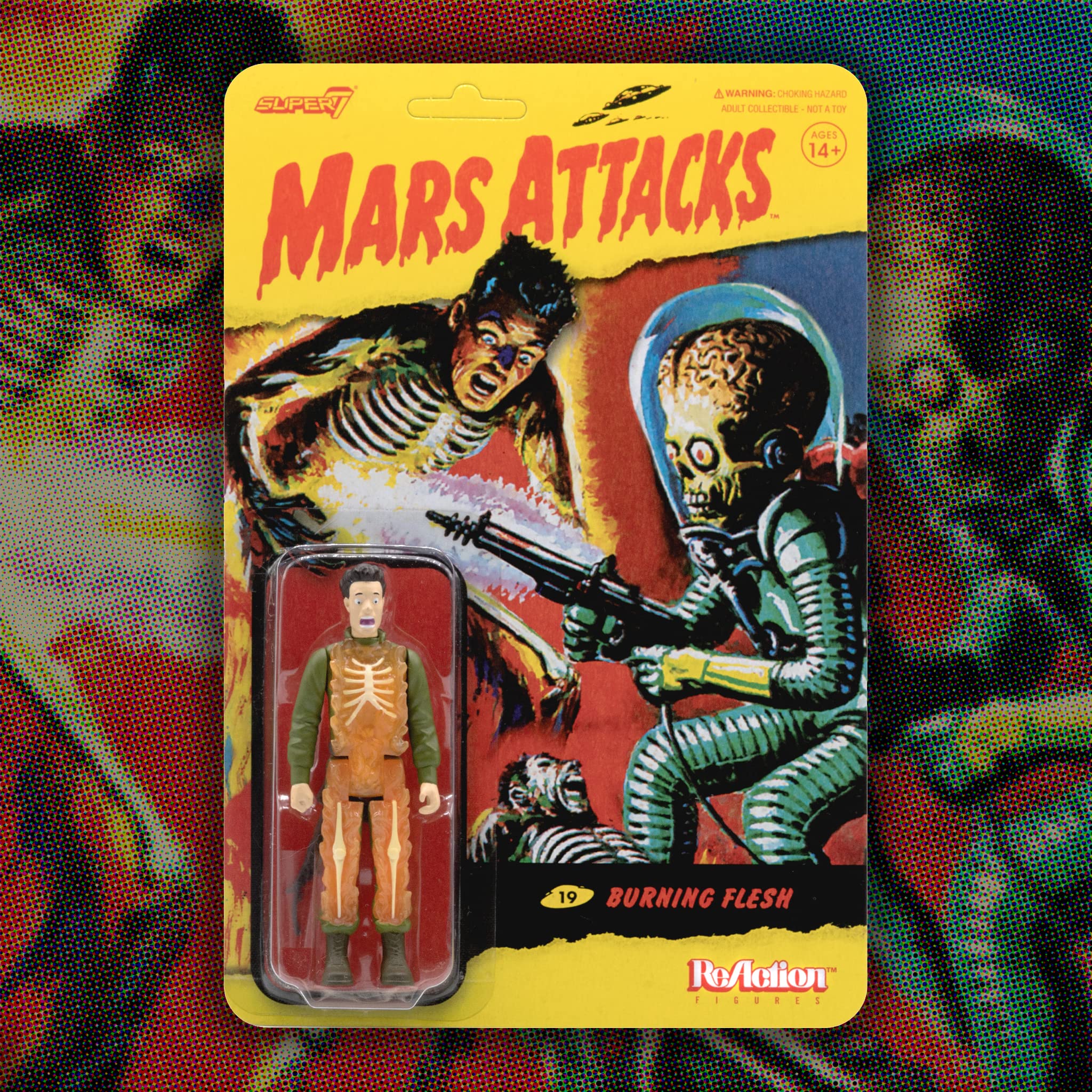 Foto 5 pulgar | Figura De Acción Super7 Mars Attacks Burning Flesh 9,5 Cm - Venta Internacional.