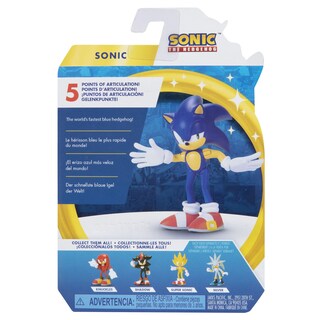 Foto 7 | Figura De Acción Sonic The Hedgehog Modern Sonic De 2,5 Pulgadas - Venta Internacional.