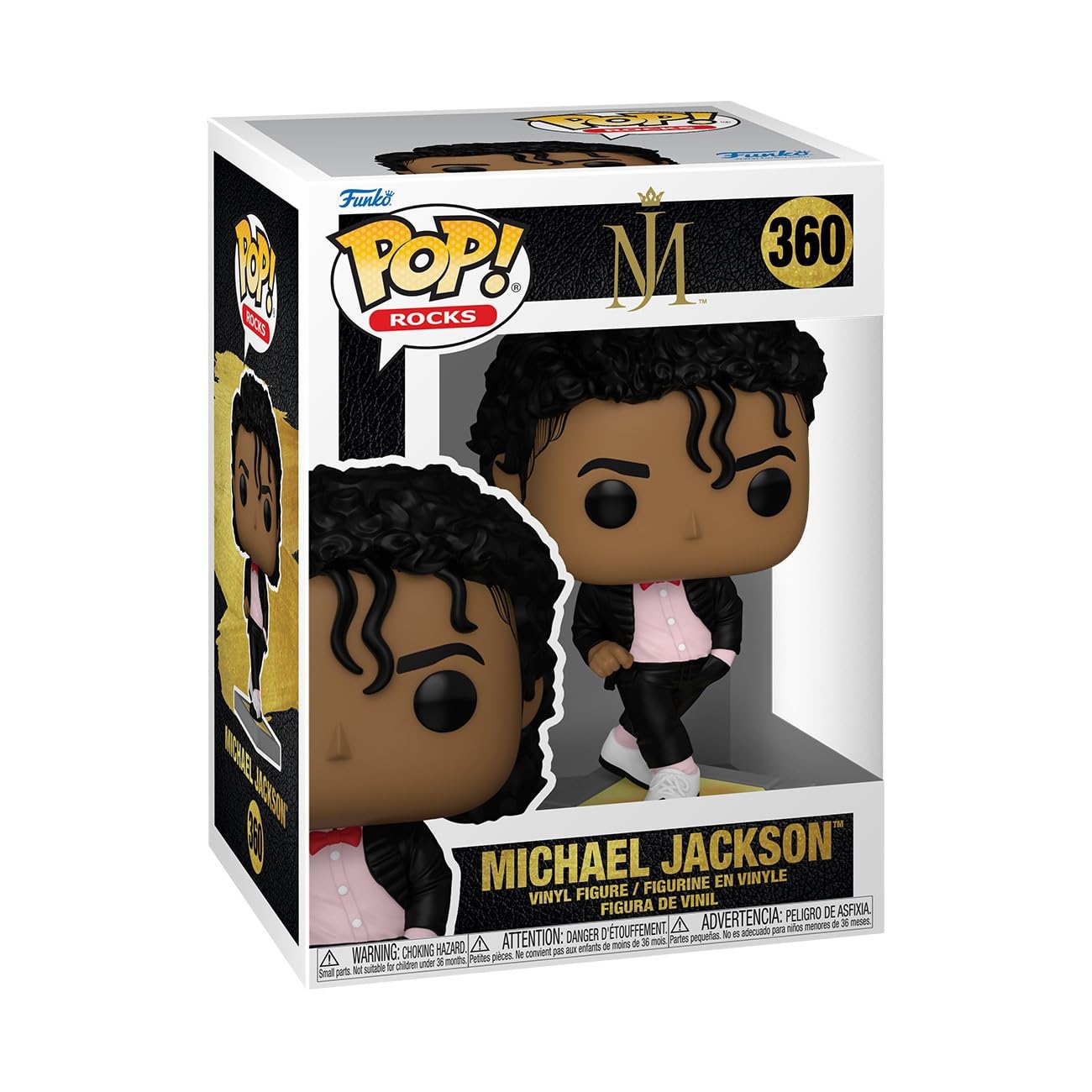 Foto 2 pulgar | Figura De Vinilo Funko Pop! Rocks Michael Jackson, 11,3 Cm De Altura - Venta Internacional.