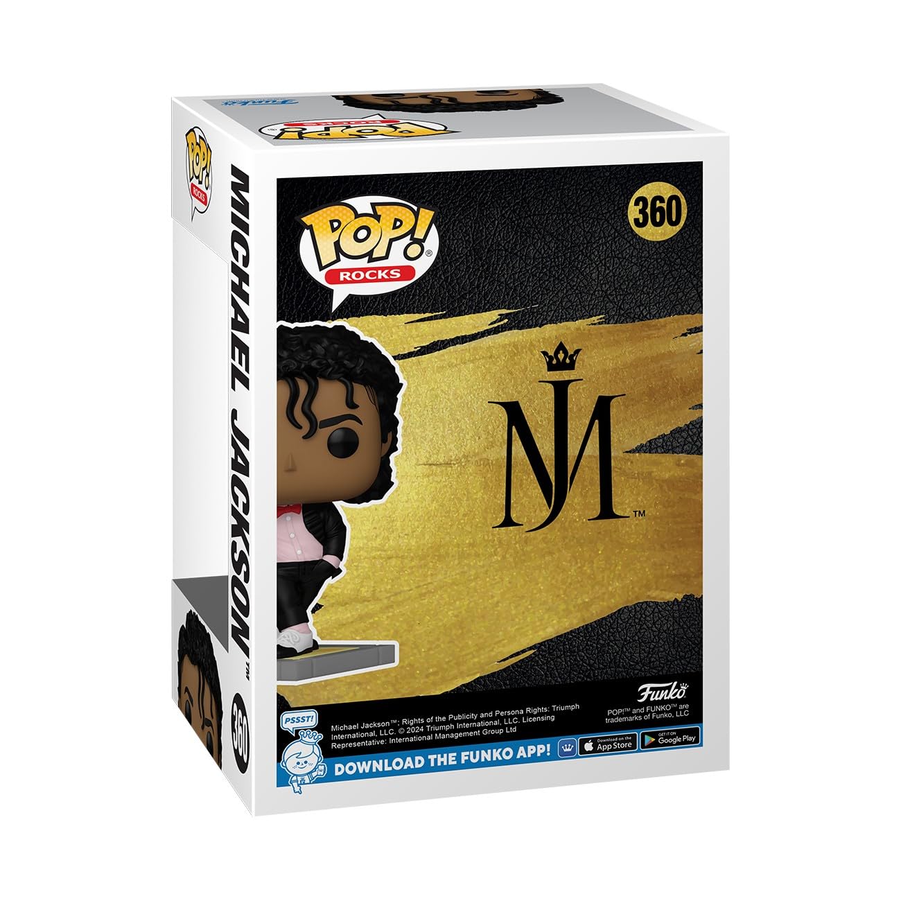 Foto 4 pulgar | Figura De Vinilo Funko Pop! Rocks Michael Jackson, 11,3 Cm De Altura - Venta Internacional.