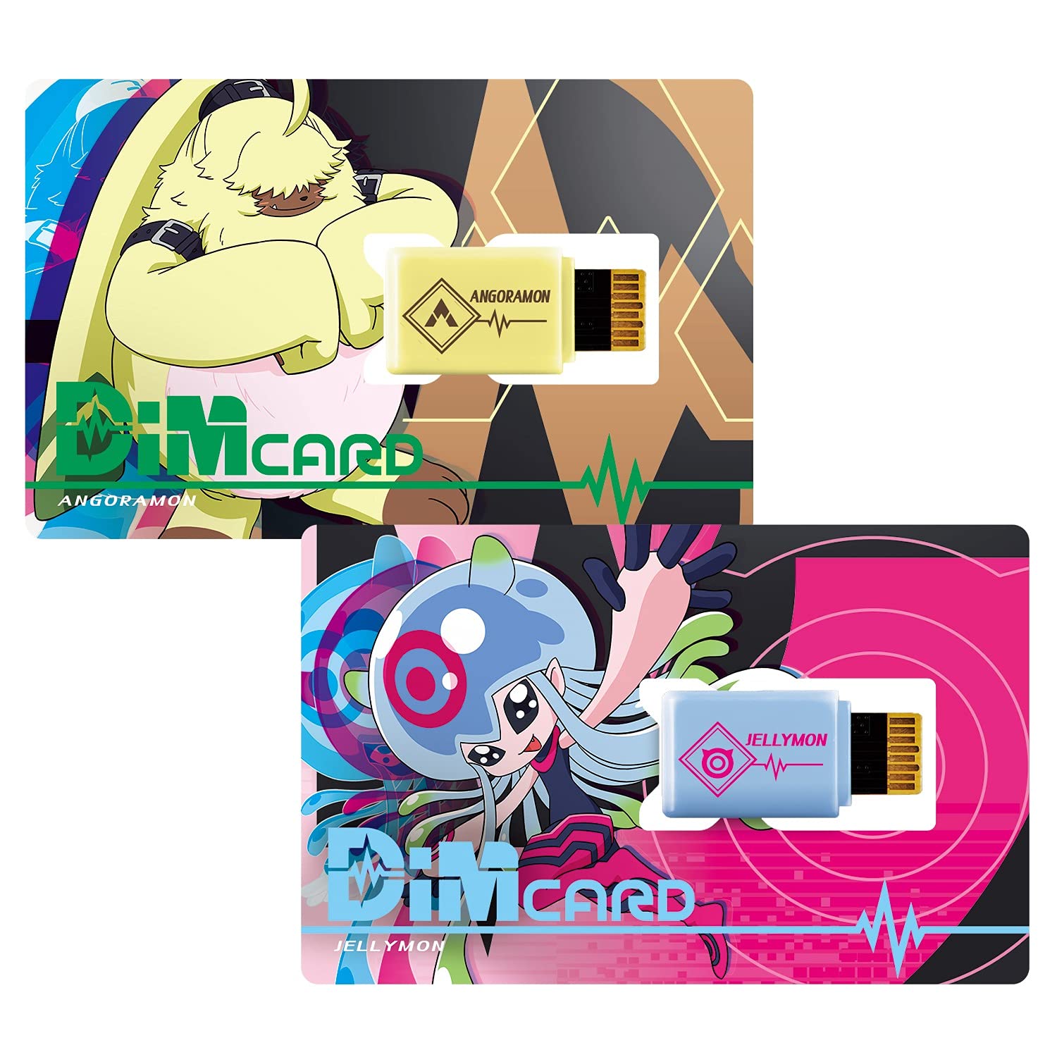 Juego De Cartas Bandai Dim V2 Angoramon Jellymon Vital Bracelet - Venta Internacional.
