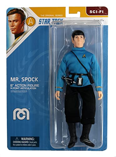 Foto 2 pulgar | Figura De Acción Mego Star Trek Spock De 20 Cm Con 14 Puntas De Arte - Venta Internacional.