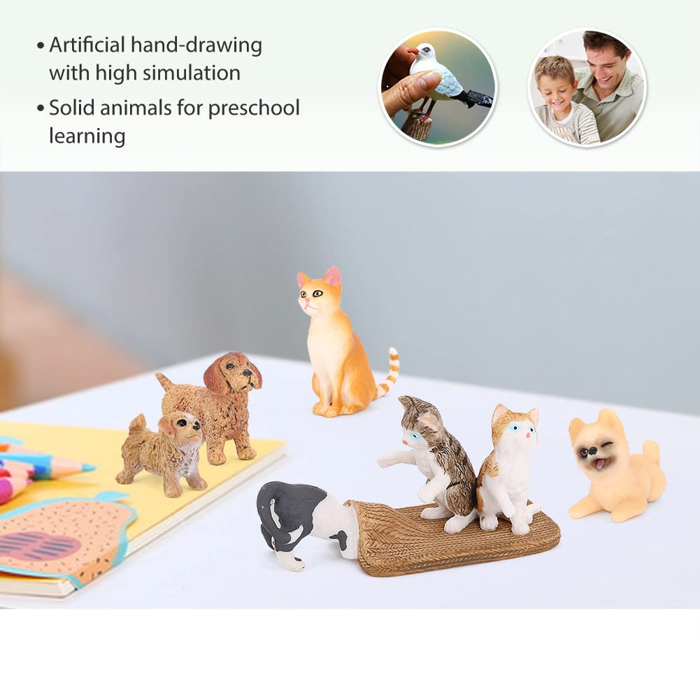 Foto 4 pulgar | Set De Minifiguras Volnau Playing Lindo Cat Rabbit Dog X10 - Venta Internacional.