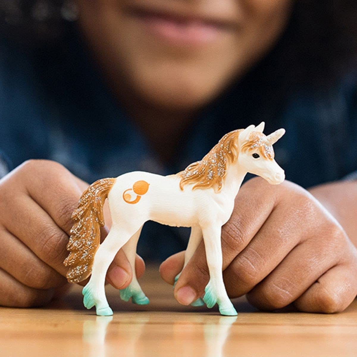 Foto 4 pulgar | Juego De Juguetes Schleich Unicorn Foal De 6 Piezas Con Fruta Y Oro - Venta Internacional.