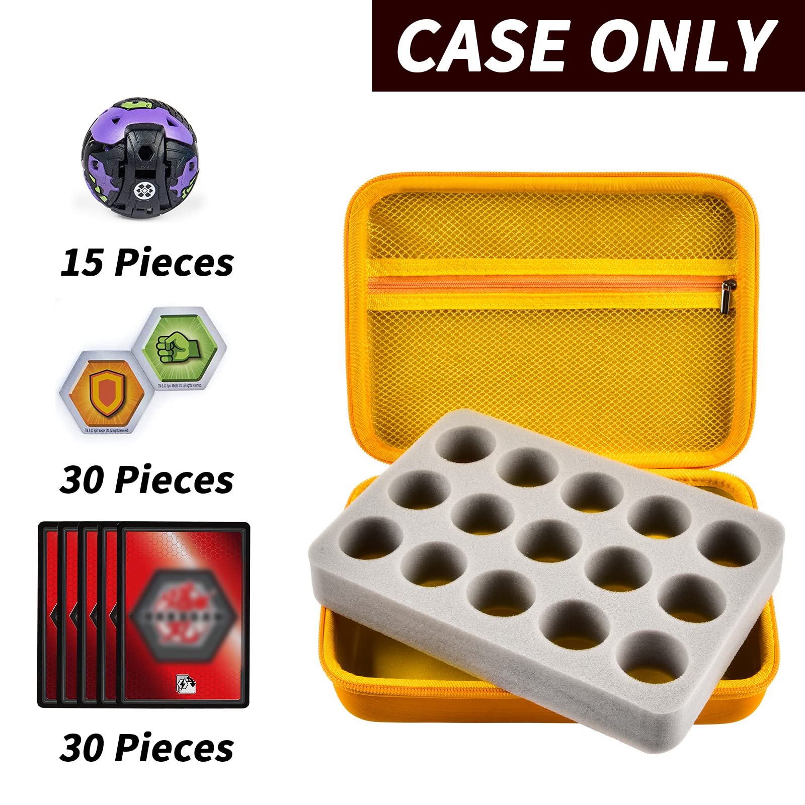 Foto 3 pulgar | Funda Organizadora De Juguetes Comecase Compatible Con Bakugan - Venta Internacional.