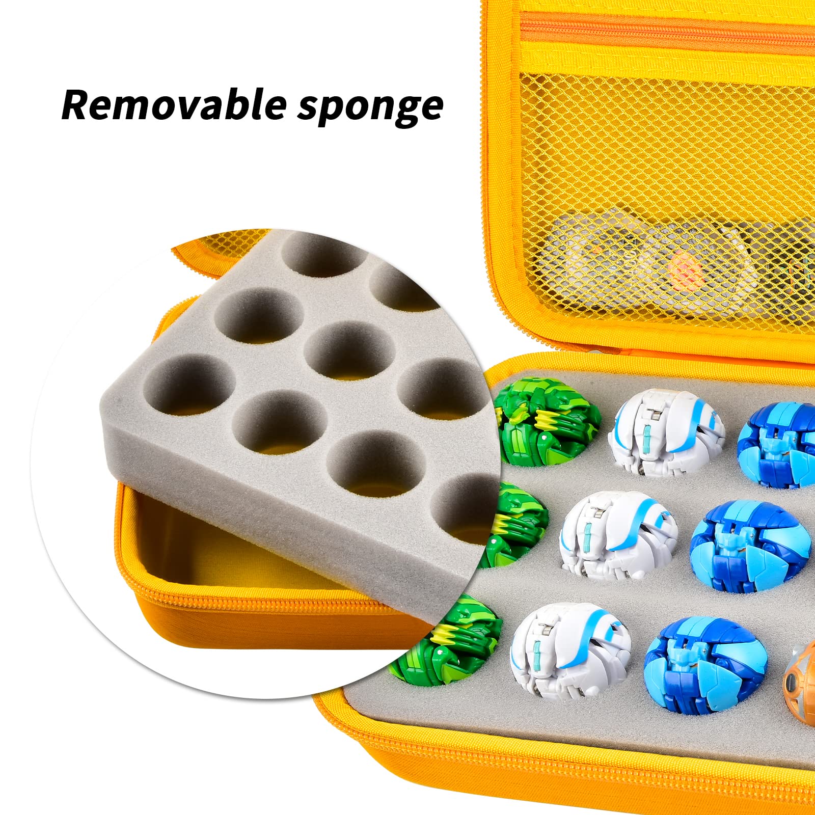 Foto 6 pulgar | Funda Organizadora De Juguetes Comecase Compatible Con Bakugan - Venta Internacional.