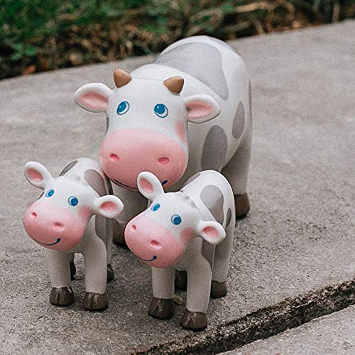 Foto 3 pulgar | Figura De Juguete Haba Little Friends Cow, 4 Cm, Plástico, Animal De Granja - Venta Internacional.