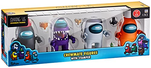 Foto 2 | Figuras De Juguete Among Us Crewmate Con Sellos, 10 Sombreros Y Accesorios - Venta Internacional.