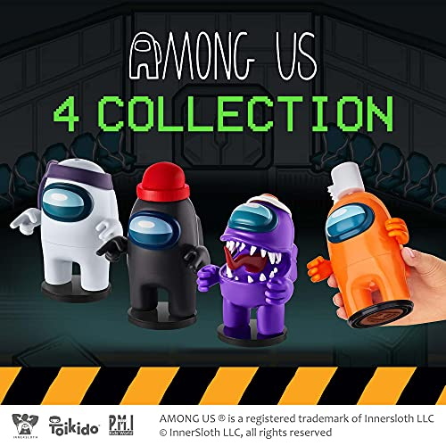 Foto 6 pulgar | Figuras De Juguete Among Us Crewmate Con Sellos, 10 Sombreros Y Accesorios - Venta Internacional.