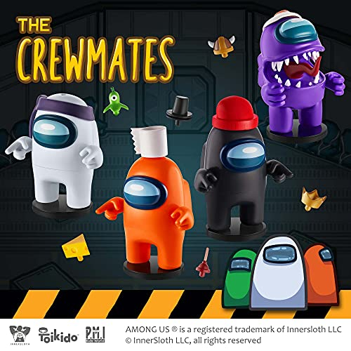 Foto 6 | Figuras De Juguete Among Us Crewmate Con Sellos, 10 Sombreros Y Accesorios - Venta Internacional.