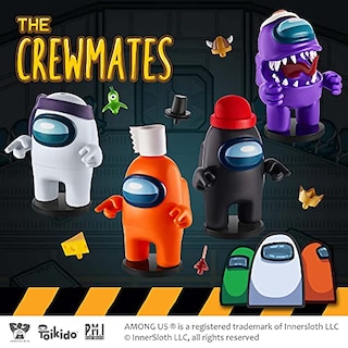 Foto 6 | Figuras De Juguete Among Us Crewmate Con Sellos, 10 Sombreros Y Accesorios - Venta Internacional.