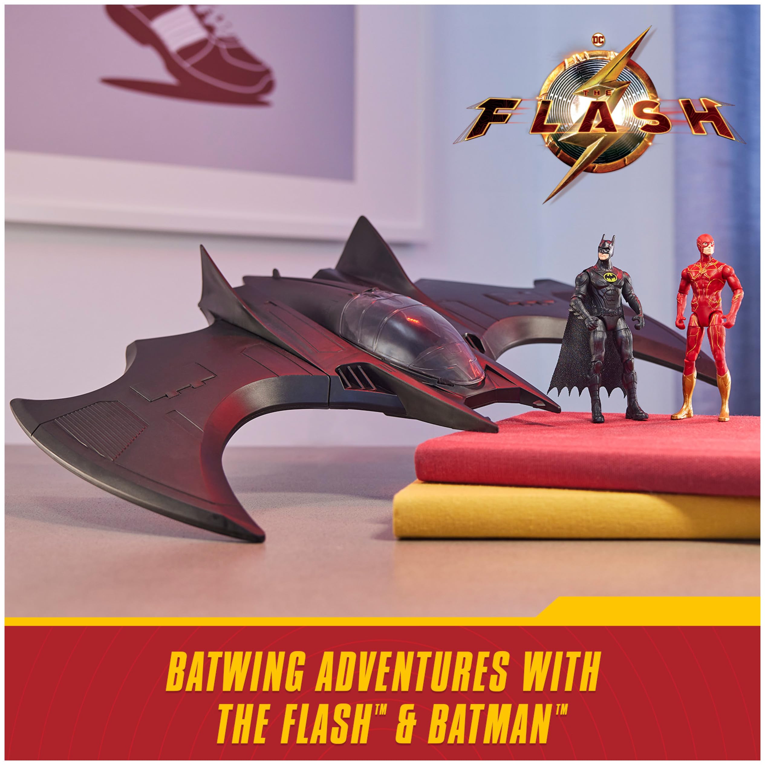 Foto 3 | Set De Muñecos De Acción De Batman Y Flash De Dc Comics - Venta Internacional.