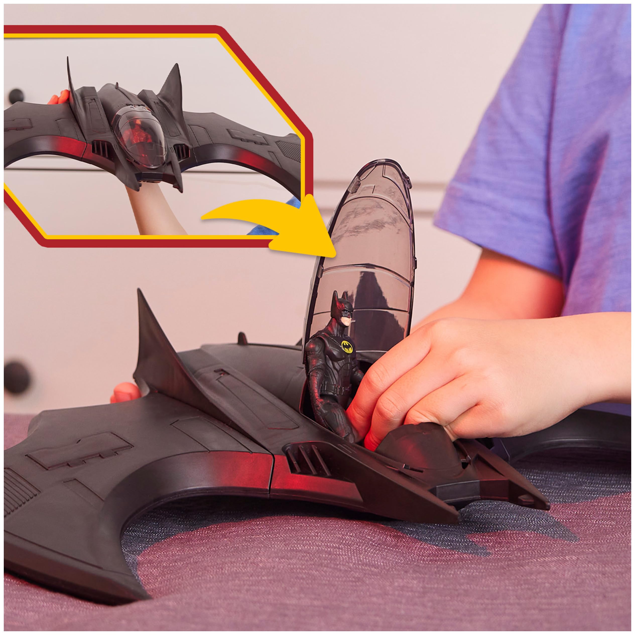 Foto 4 | Set De Muñecos De Acción De Batman Y Flash De Dc Comics - Venta Internacional.